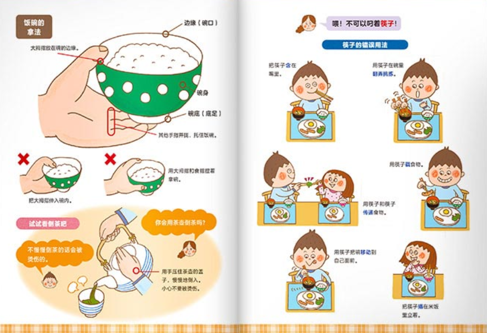 我会拿筷子了!+我越来越懂礼貌了! I Can Use Chopsticks Now! + Wise Before Five (Set of 2)