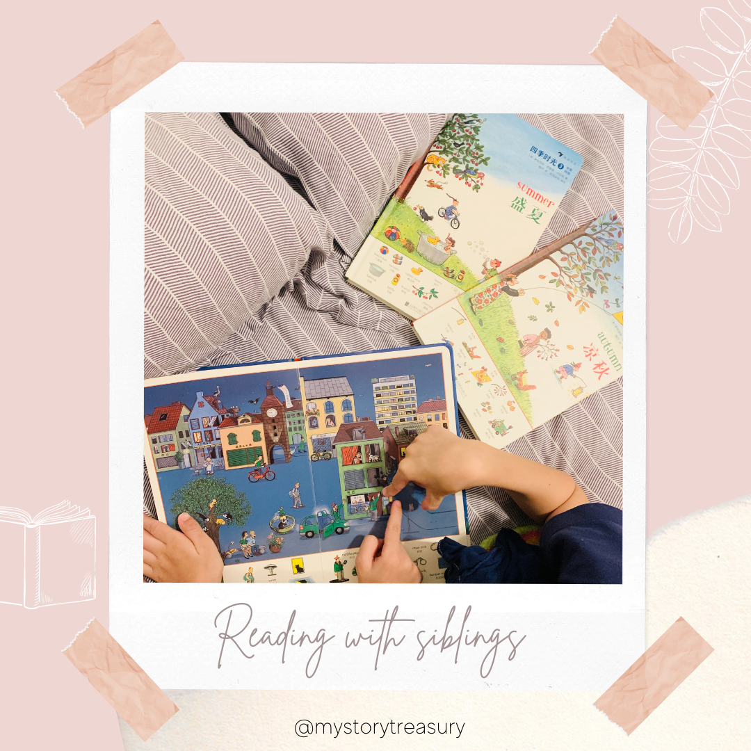 四季时光 All Around Bustletown - 4 Seasons - Winter, Spring, Summer, Autumn, Night (Set of 5) - Bilingual