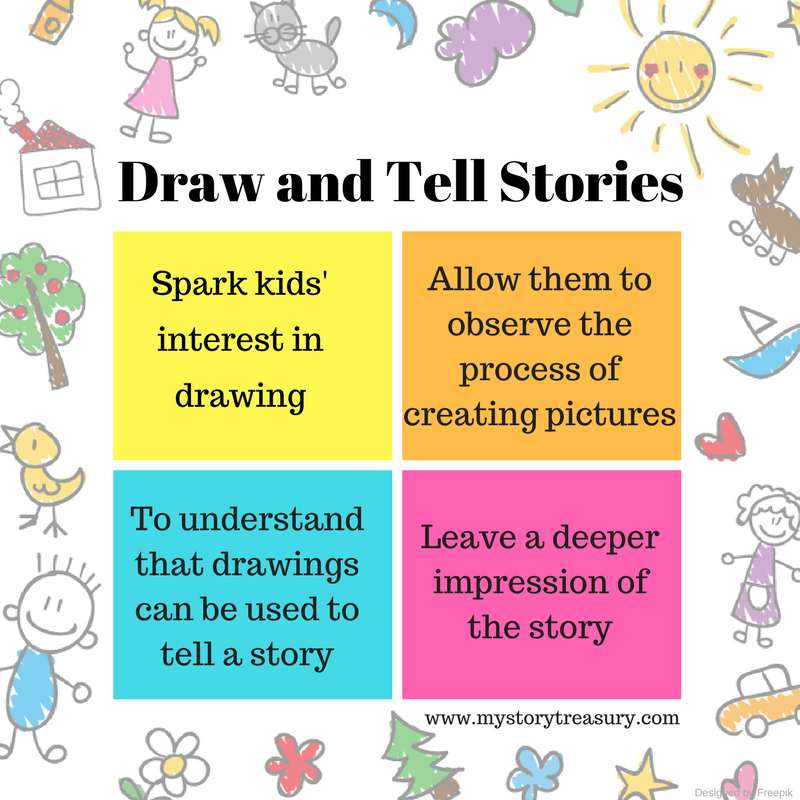 Draw And Tell A Story To Your Children
