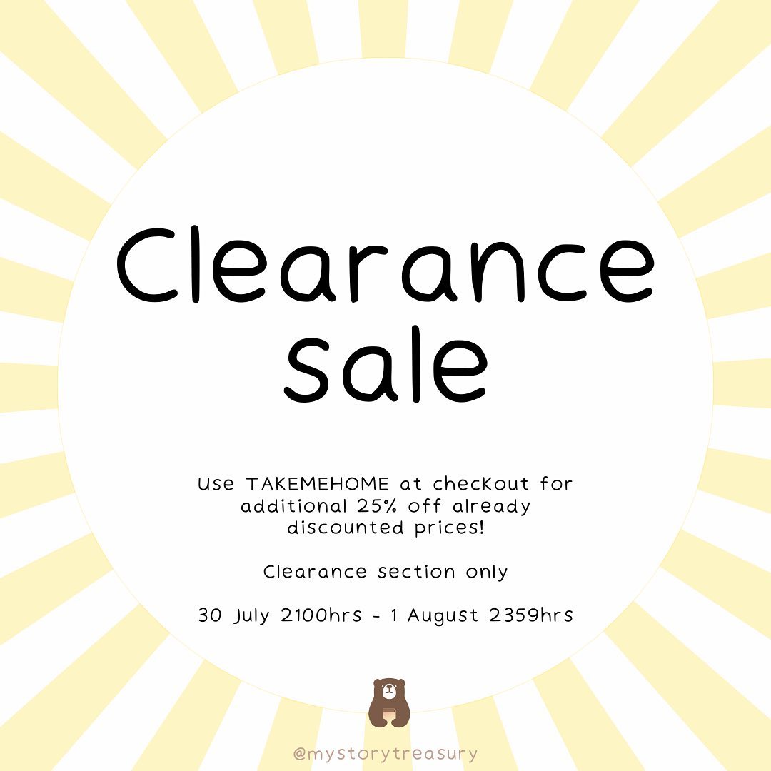 It's time for another Clearance Sale!