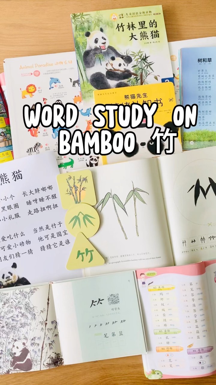 Word Study on Bamboo 竹 zhú 🎋