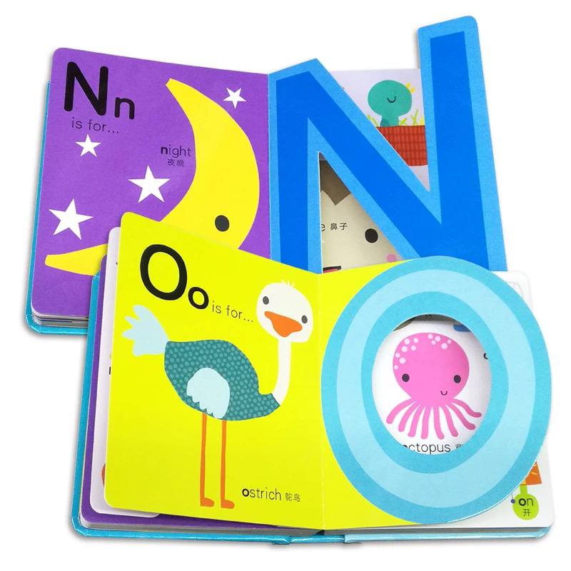 字母+拼音+数字小词典 Bilingual Board Book Dictionaries - Alphabet, Pinyin, Numbers (Set of 3)