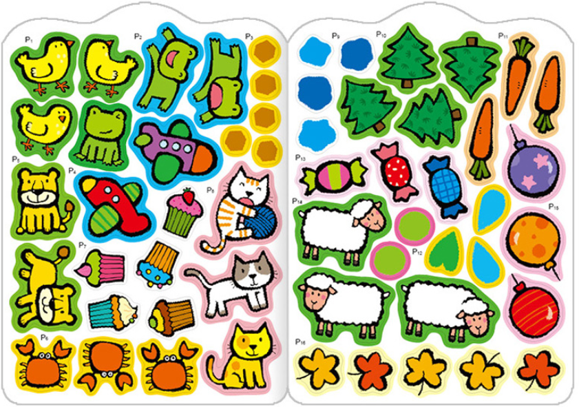 贴纸书 Sticker Book Elephant Ages 0-3 (Set of 8)