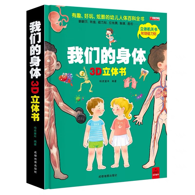 我们的身体 立体书 Our Bodies 3D Pop-up Book