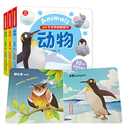 生命周期翻翻书 Life Cycle Interactive Books (Set of 3)